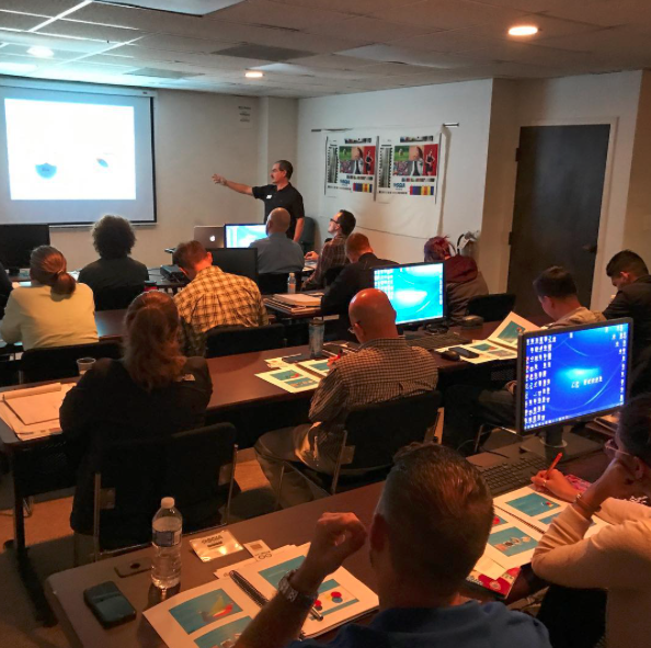 Image of Jim Teaching Color Management